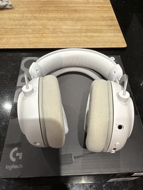 LOGITECH PRO X 2 LIGHTSPEED WIRELESS OVER-EAR GAMING HEADSET HEADPHONES WHITE