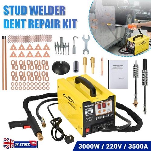 3KW 3500A Panel Dent Puller Spot Stud Welder Car Body Dent Repair Tool Welder UK