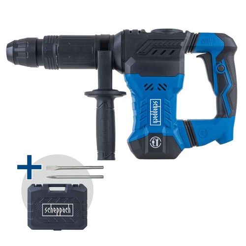 Scheppach AB1500X Concrete Breaker / SDS-Max Demolition Hammer Chisel 1300W 20J