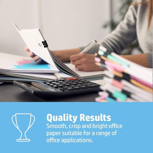 80GSM HP OFFICE LOT A4 WHITE COPIER PRINTER PAPER 1 2 3 4 5 REAMS /500 SHEETS — image 5