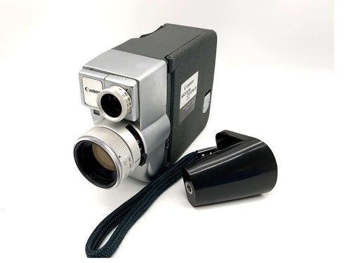 Canon Motor Zoom 8 EEE Film Camera With Zoom Lens C-8 10-40Mm 1:1.7 Double 8Mm