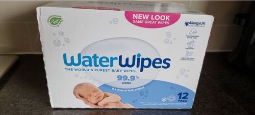 WaterWipes Plastic-Free Original Baby Wipes 1080 Count 18 packs 99.9% Water — image 2