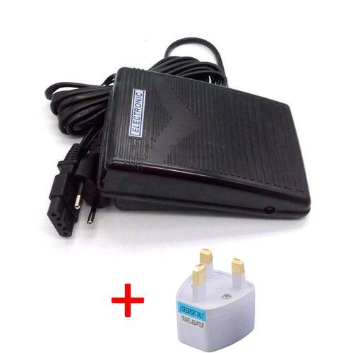 Foot Control Pedal 200-240V 50Hz & Power Cord For SINGER Janome Sewing Machine