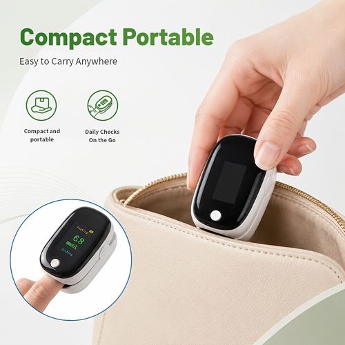 2-In-1 Fingertip Blood Glucose And Oxygen Monitor Spo2 Glucose Meter Pulse Rate — image 5