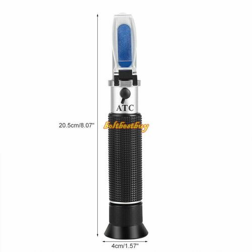 Handheld Alcohol Refractometer 0-80% ATC Liquor Tester Alcoholmeter — image 6