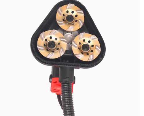 Three Heads Dustless Sander Concrete Wall Grinding Machine Floor Grinder Sander — image 3