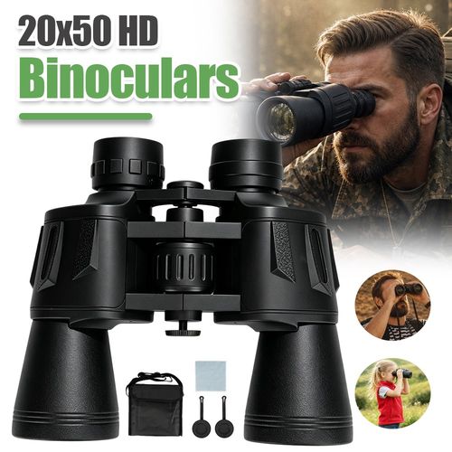 20x50 Military Binoculars Powerful Long Range BAK4 HD Telescope Hunting — image 24