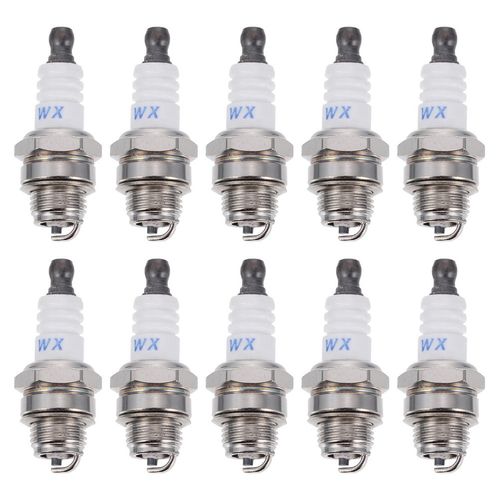 10Pcs Garden Equipment Spark Plug Durable Nickel Replacement for Lawn Mower Use — image 1