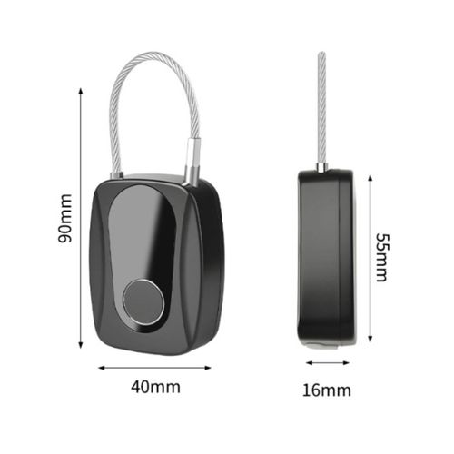 Smart Biometric Padlock Type-C Charging Biometric Padlock — image 10