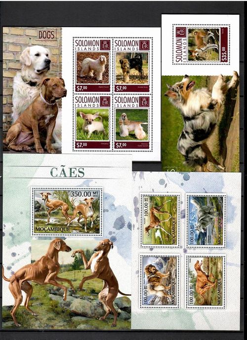 DOG breeds / dogs collection Pt. 2 (countries M-S) - 52 s/s MNH #CNA402 — image 11