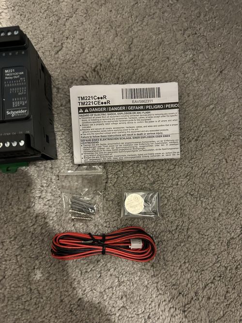 Schneider Electric Modicon M221 240V PLC CPU Smart Logic Controller TM221CE16R — image 2