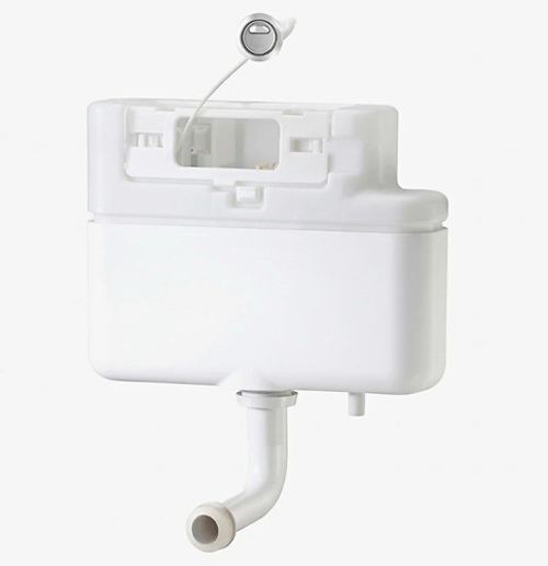 Siamp INTRA Concealed Toilet Cistern Bottom Entry Inlet White Plastic 31 0147 10