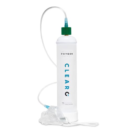 ClearO2 110L Breathing Oxygen Canister/Bottle/Cylinder with Valve, Mask and Tube — image 2