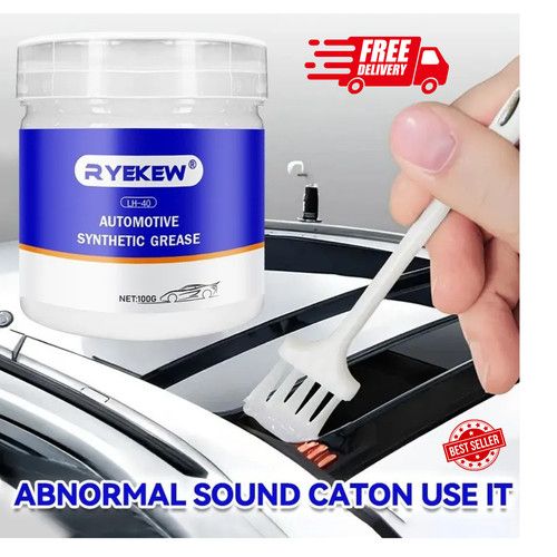 Car Sunroof Lubricant Kit, Track Grease & Krytox Rubber Seal Lubricating Oil UK
