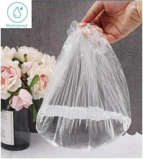 100 Pcs Disposable Shower Caps PE Waterproof Thickened Elastic Multi-use — image 4