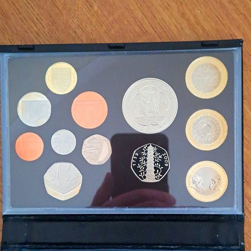 Royal Mint 2009 Deluxe UK Proof Coin Set 12 Coins. Kew Gardens. Absolute Steal