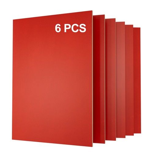 6pcs A4 Coloured Plywood 3mm Basswood Sheets for Laser Engraving DIY Craft