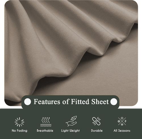 Extra Deep 30cm Fitted Sheet Ultra Soft Bed Sheets Single Double King Super King — image 7