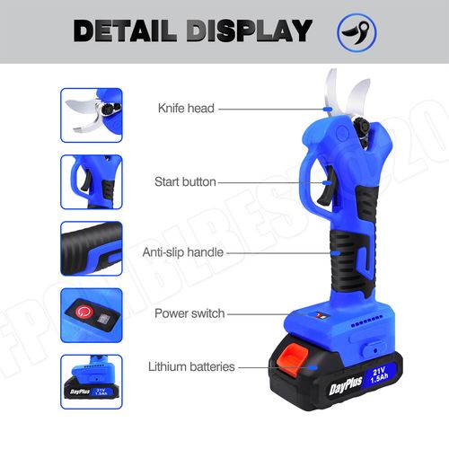 Brushless Pruner Shear Fruit Tree Bonsai Pruning Electric Tree Branches Cutter  — image 2