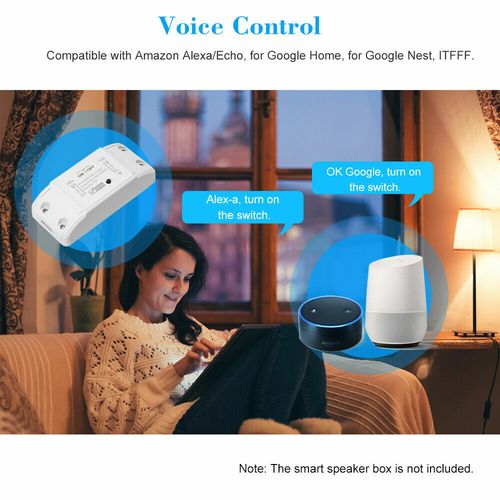 Smart WiFi Switch Relay Module Tuya Smart Life Wireless Alexa Google Home     — image 4
