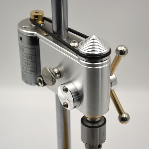 Precision Miniature Bench Drill | For Clock/Engine Models | Brass & Steel Constr — image 9