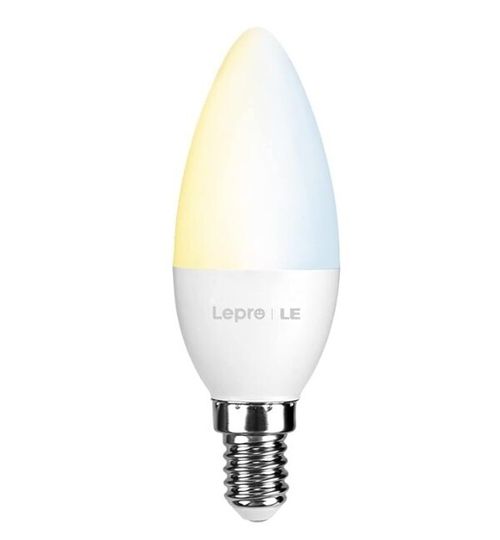 Lepro C37 Smart LED Bulb E14 Socket 4.5W 380lm Warm - Cool White Light App Contr — image 2
