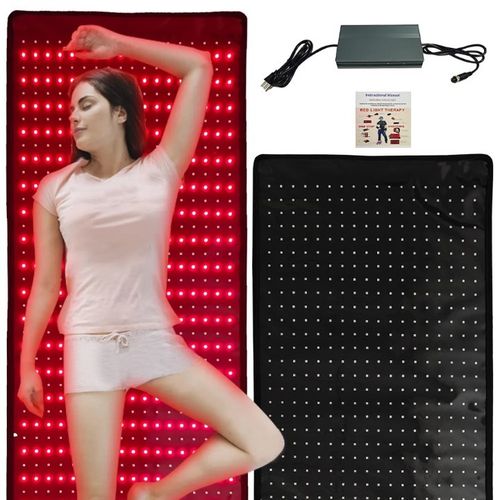 Red Light Therapy Mat Full Body Pain Relief, Near Infrared Pad 850NM/660NM — image 6