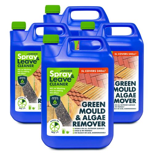 JARDER PATIO CLEANER DECKING GREEN MOULD ALGAE KILLER PATH 20% STRONGER SPRAY X4 — image 1