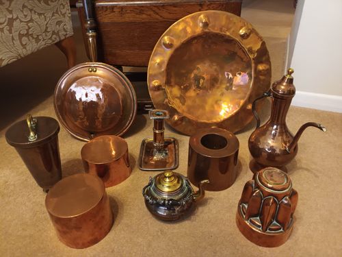 vintage copper kitchen ware — image 2