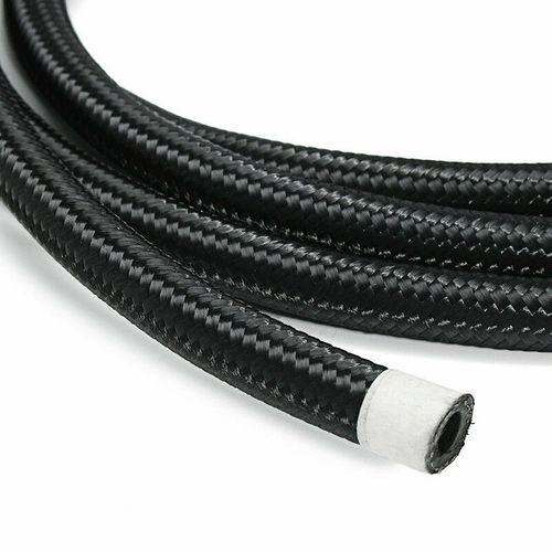AN6 6AN Fitting Nylon Stainless Steel Braided Fuel Hose End Adapter Oil Line Kit — image 5