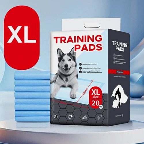 XL Puppy Dog Training Pads 60x90cm 20pcs Leak Proof Super Absorbent Pee Pads