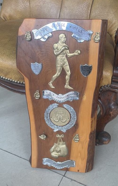 1984 Birmingham ABA Boxing Championship Trophy Midland vs Southern Counties 19”