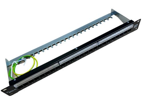 Job Lotof 5 - NEW 24-Port Blank Keystone 1U Patch Panel, Cat5 / 6 UTP, 19" Rack