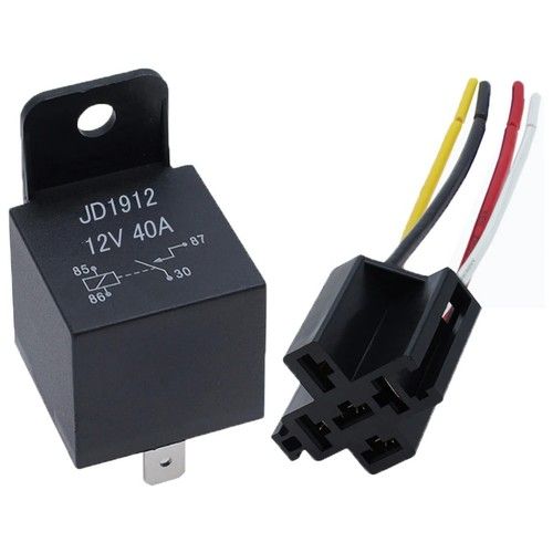 4/5 Pin 40A Car Relay Waterproof 12V/24V Auto Relay Normally Open