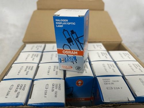 Osram 150W 240V GX6.35 Halogen Lamp for Arri,Strand, Desisti job lot of 19