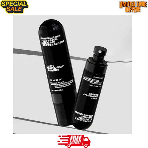 New Fluffy Hair Shaping Spray,Peach‑Scented Volumizing & Setting Spray