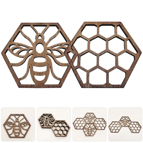 16Pcs Multi Color Wood Coasters for Coffee Table Protective Cup Mats — image 8