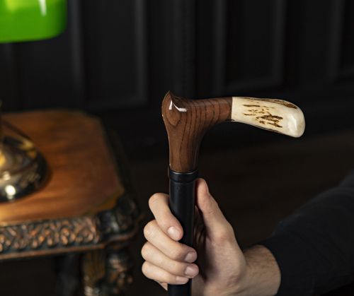 Handmade Gentleman Cane, Classic Wooden Walking Stick Gift, Derby Walking Cane — image 10