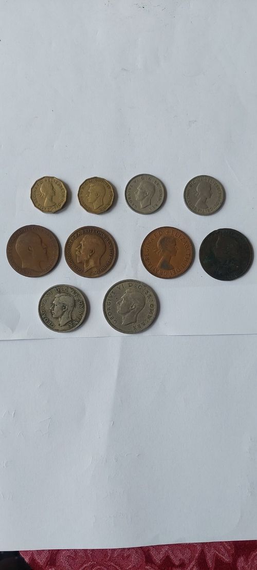 Mixed Bulk Lot of Assorted UK Coins – George VI & Elizabeth II Collection — image 2