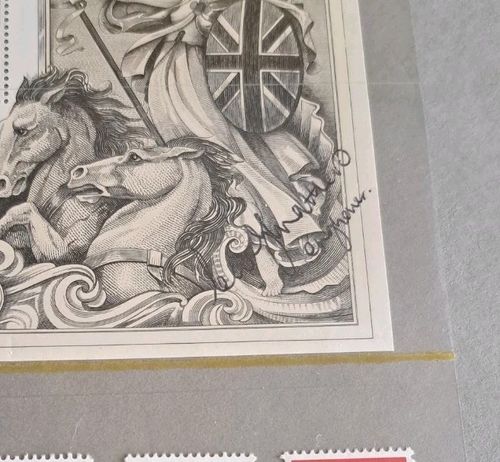 Great Britain 1990 The Penny Black Anniversary Book signed Jeffery Matthews — image 2