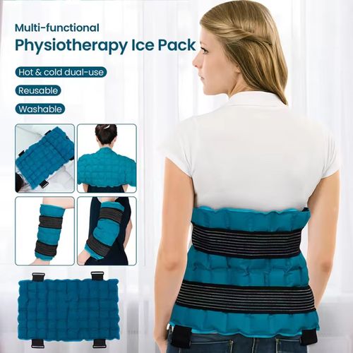 Reusable Ice Pack for Sports Injuries, Hot Cold Compress Wrap Back Pain Relief — image 1