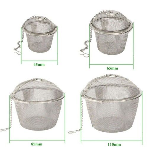 Stainless Steel Mesh Tea Ball Infuser Spice Strainer Filter