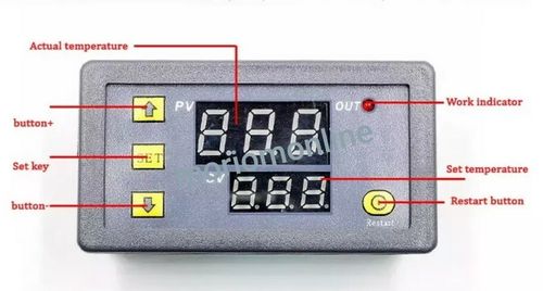 12V Digital LED Dual Display Cycle Timing Delay Timer Relay Module 0-999 Hours K — image 3