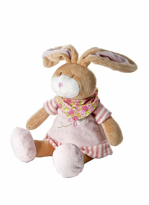 Mousehouse Little Pink Bunny Rabbit Baby Soft Toy for Newborn Baby Girl — image 2