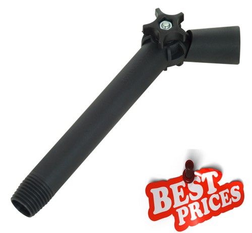 Angle Adaptor 10'' Long neck for Water Fed Pole Window Cleaning