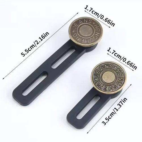 6PCS Button Waist Extender for Jeans Trousers Pants Adjustable Waist Extension — image 3
