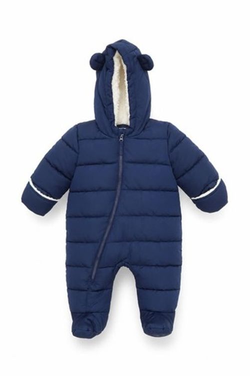 Unisex Baby & Toddler Fred & Flo Size 3-6 Months Puffer Jacket Snowsuit Blue