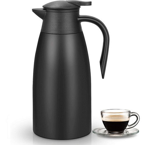 1L/2L/2.5L/3L STAINLESS STEEL AIRPOT HOT TEA COFFEE DRINKS VACUUM FLASK JUG PUMP