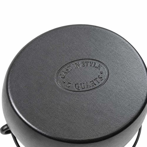 Cast Iron Gypsy Pot Belly Cooking Pot 1 Gallon — image 9