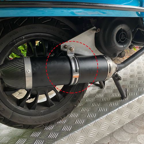 11cm Motorcycle Exhaust Muffler Silencer Hanger Clamp Strap Mount Bracket  — image 4